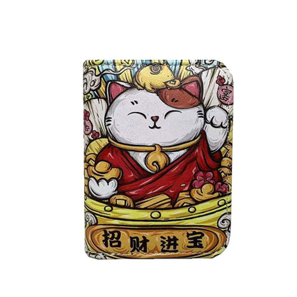 Fashion Organ Card Pouch with Multiple Card Positions, Small Change Wallet, ID Card Holder