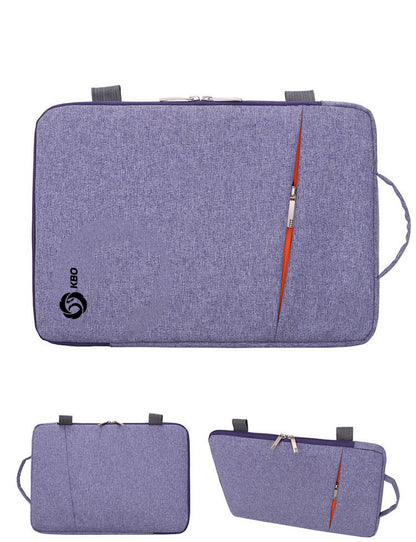 13" Water Resistant Plush Laptop Sleeve w/Shoulder Strap
