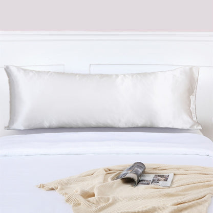 20 x 54" Premium Square Satin Silk Throw Pillowcase Body Size Pillow Cover - Envelope Closure
