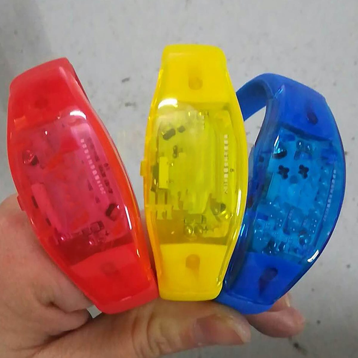 Sound control LED Luminous Silicone Bracelet Rave Concert Birthday Carnival Party Favors Gift