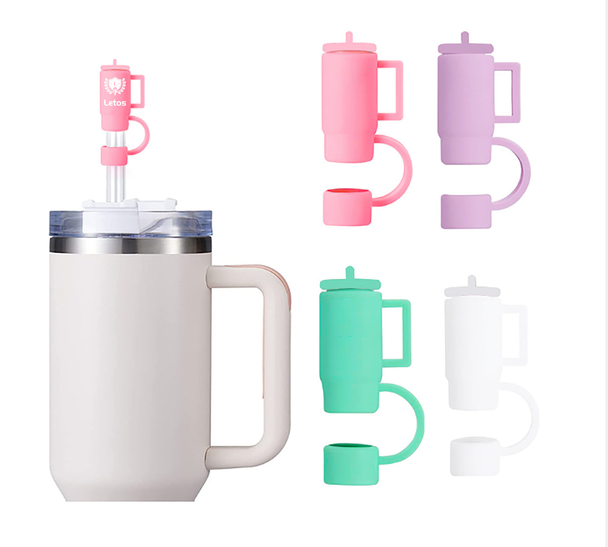 Silicone Straw Covers Cap