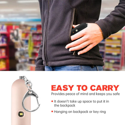 Waterproof Personal Alarm Safety Self Defense Keychain for Women