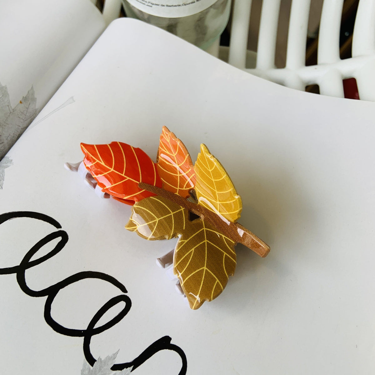 3" Acrylic Farm-Themed Hair Clips Shark Clips