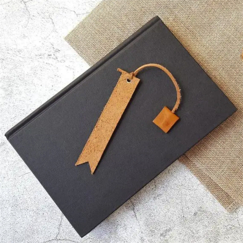 PU Leather Bookmark Classic Stitched Bookmark Page Markers Reading Gifts