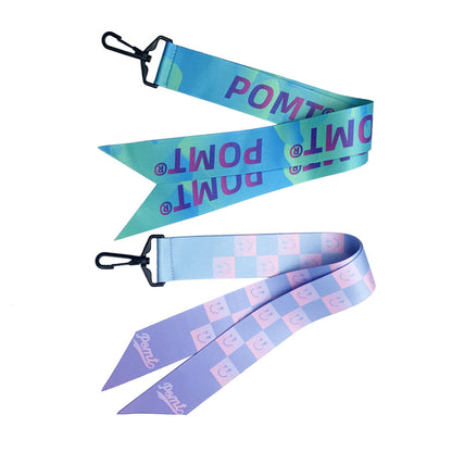 Custom 1"W x 17.7"L Polyester Backpack Strap Bicycle Pendant