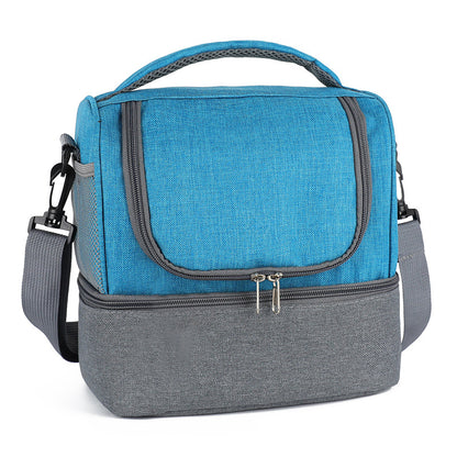 Insulated Lunch Bag With Two Compartments