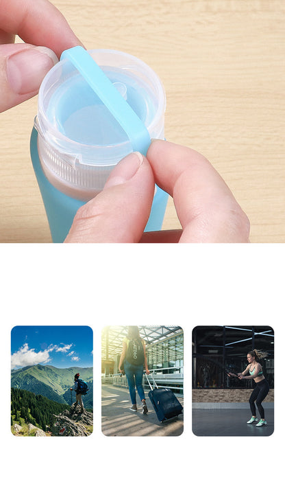 3OZ Portable Refillable Liquid Containers W/Handle ( 3pcs Set )