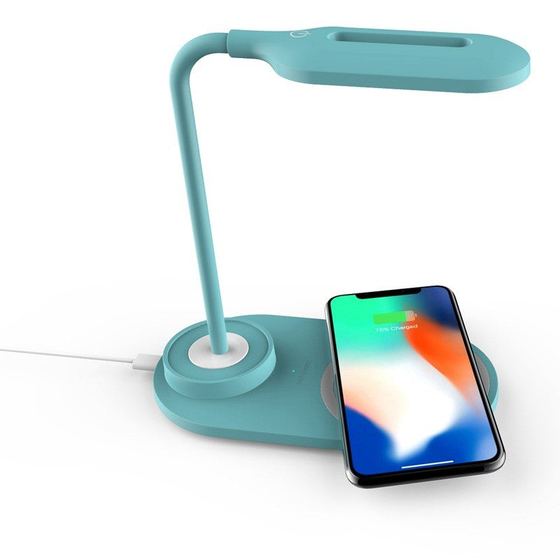 Multi-Functional 3-level Brightness Touch Control Flexible LED Desk Lamp W/Wireless Charger