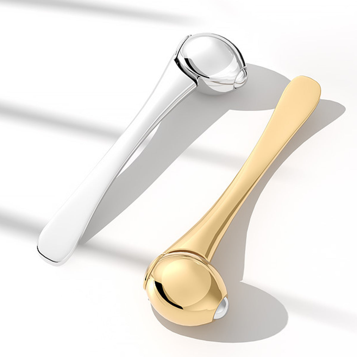 Mini Metal Eye Massage Stick Face Cream Scoop Massage Roller