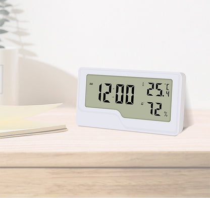 Digital Household Hygrometer Indoor Thermometer Alarm Clock