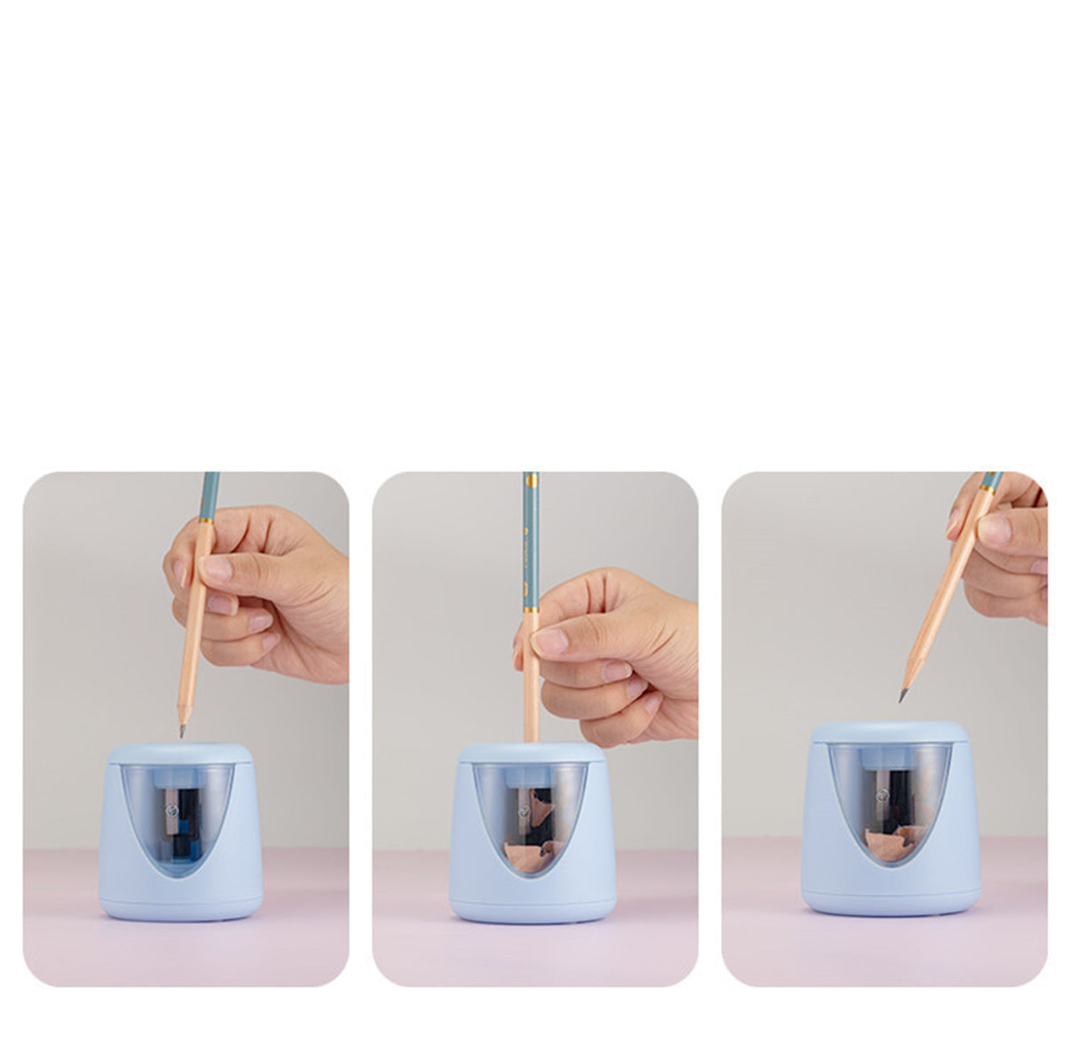 Battery-Powered/Plug-in Electric Pencil Sharpener