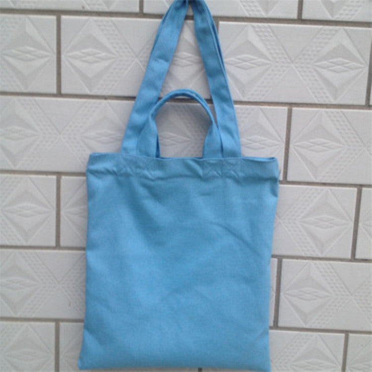 12 oz Canvas Grocery Shopping Tote Bag Single Shoulder Bag Daily Casual Bag For Students