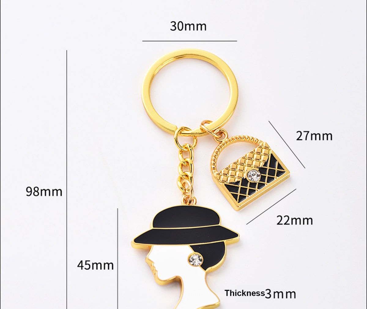 Keychain For Mother's Day Gift Keychain With Purse and Queen