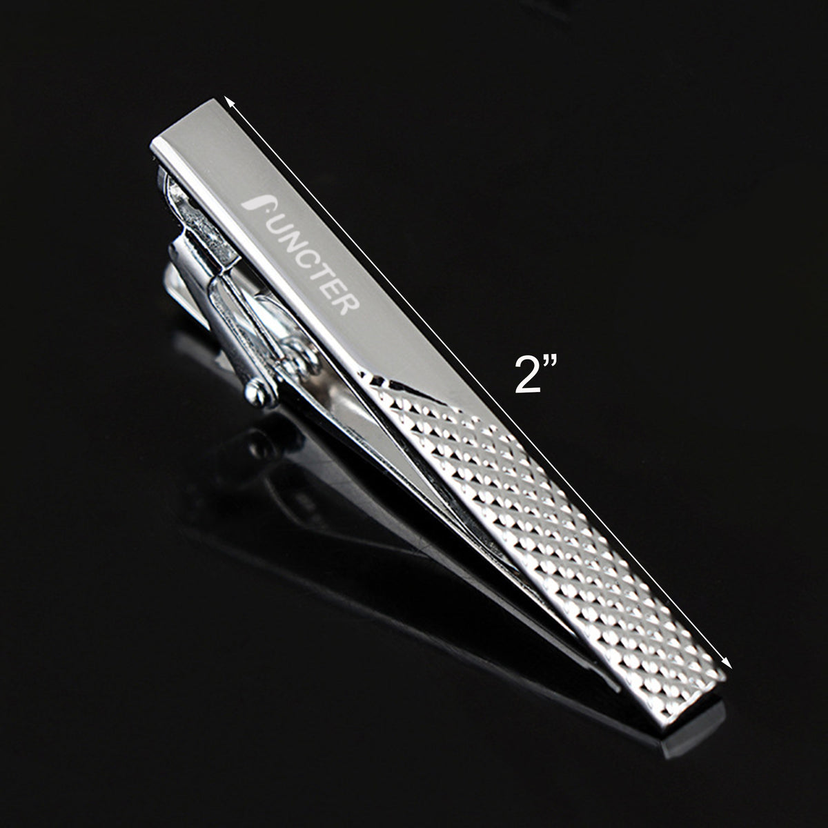 2" L Necktie Clip Tie Bar for Men's Skiny Necktie-#16