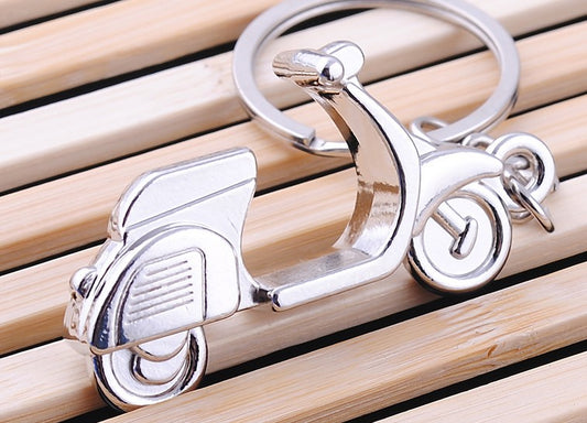 Lady Motor Shaped Key Chain