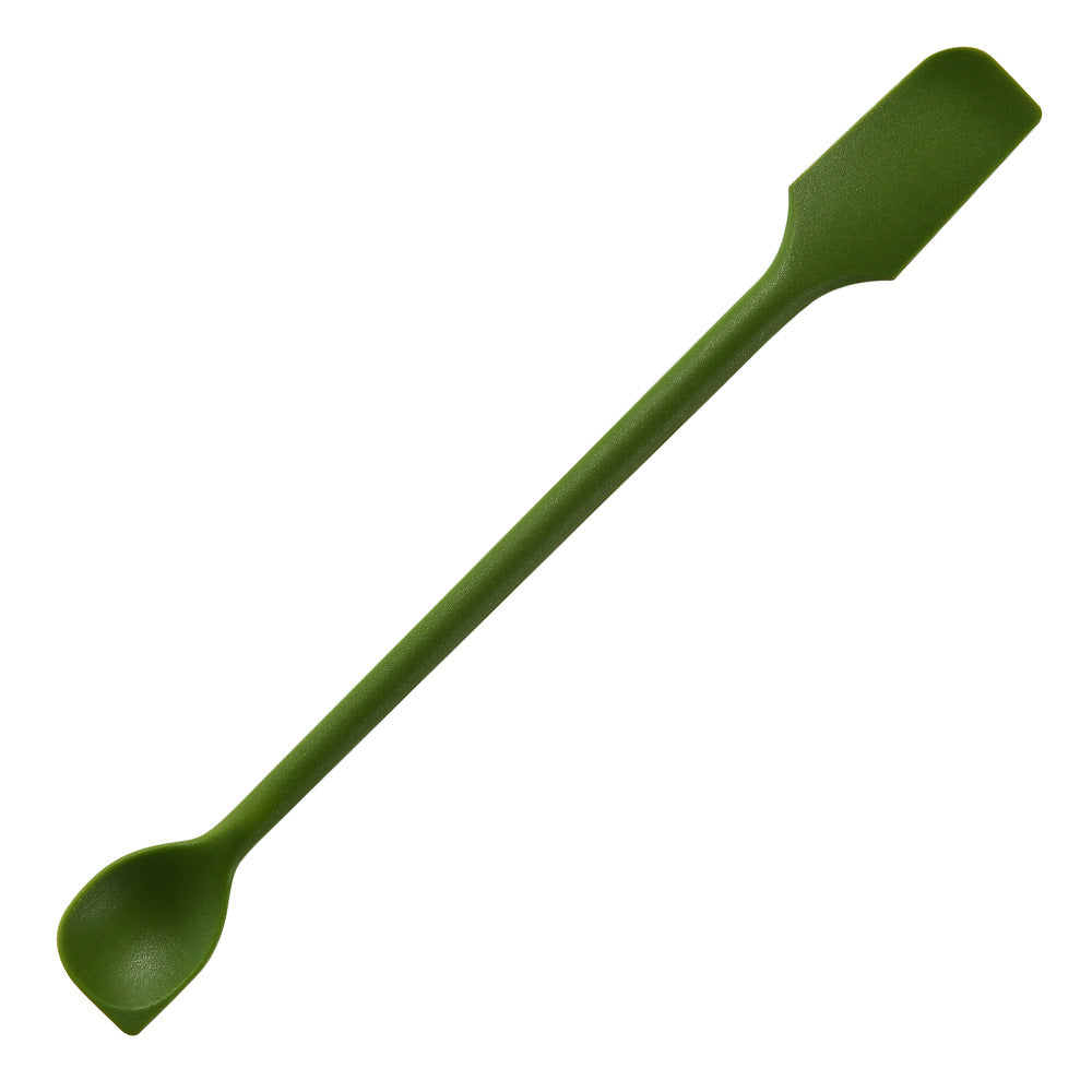 Mini Silicone Double End Jar Spatular Spoon Scraper For Scooping And Scraping
