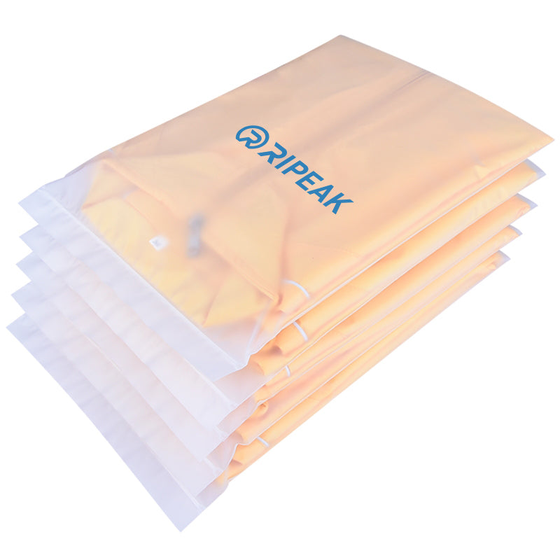 17.8 x 23.7" Matte Frosted Resealable Plastic Bags Zip-Lock Seal Storage Pouch