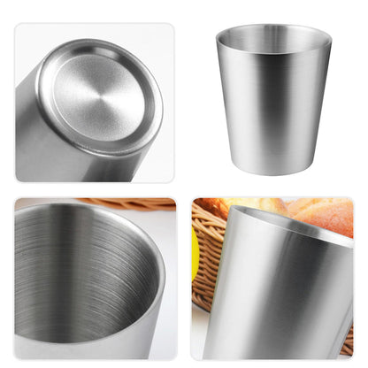 6 Oz. Double Wall Matte Stainless Steel Cup