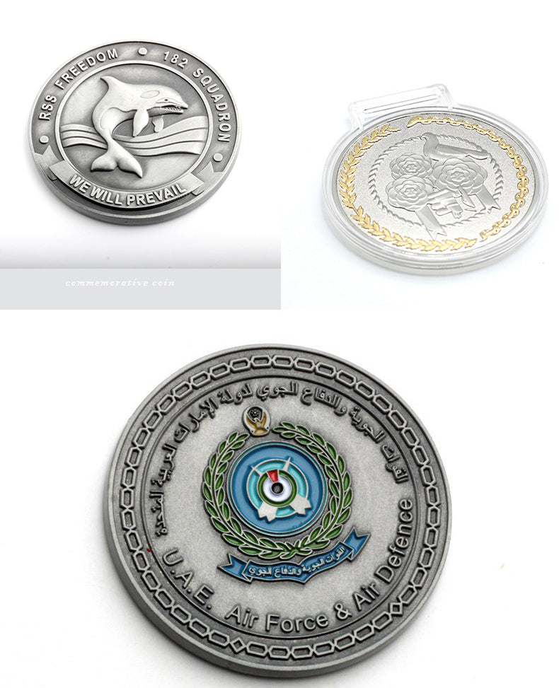 1.8" Fully Customized Metal Challenge Coin Round Commemorative Coins
