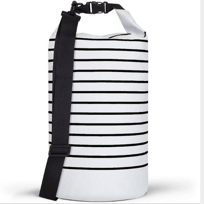 White/Black Blank Front View