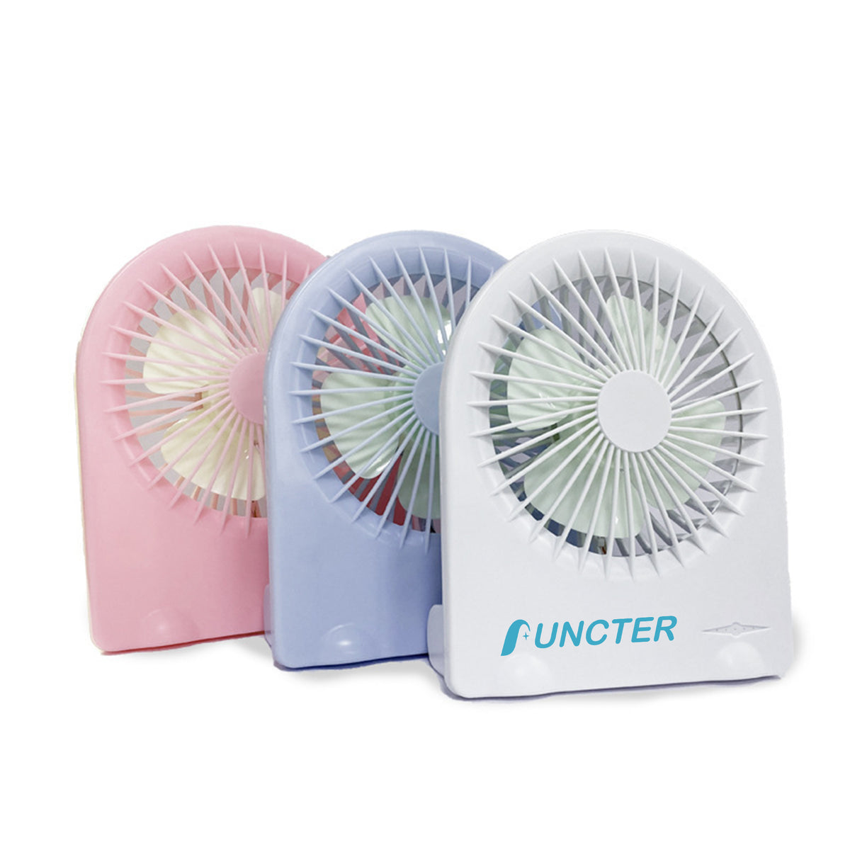 Summer Portable Powerful Desk Fan Rechargeable 2000mAh Battery Operated