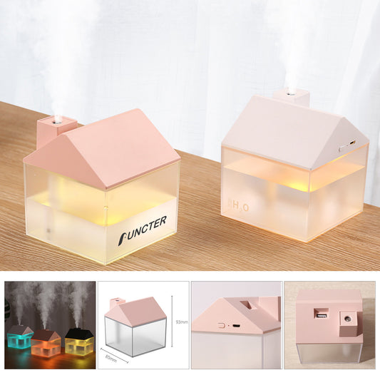 250ml Mini Portable USB Humidifier Cool Mist Humidifier W/LED Light For Bedroom Travel Office Home