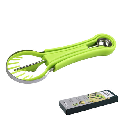 Carespot Melon Baller Scoop Set, 4" 1 Stainless Steel Melon Cutter Watermelon Scooper