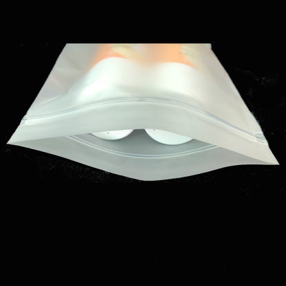 7.9 x 9.9" Matte Frosted Resealable Plastic Bags Zip-Lock Seal Storage Pouch