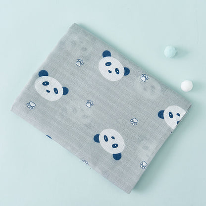 Full Color Imprint Premium Muslin Baby Wrap Swaddle Blanket