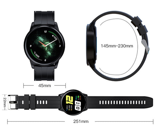 Multiple Screen Blood Pressure Fitness Watch