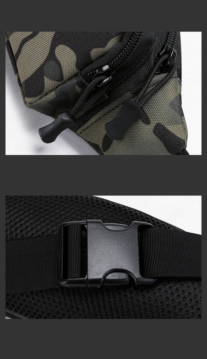 Multi Functional Outdoor Sports Water Resistant Oxford Camouflage Fanny Pack