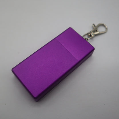 Portable Keychain Square Ash Tray with Key Ring
