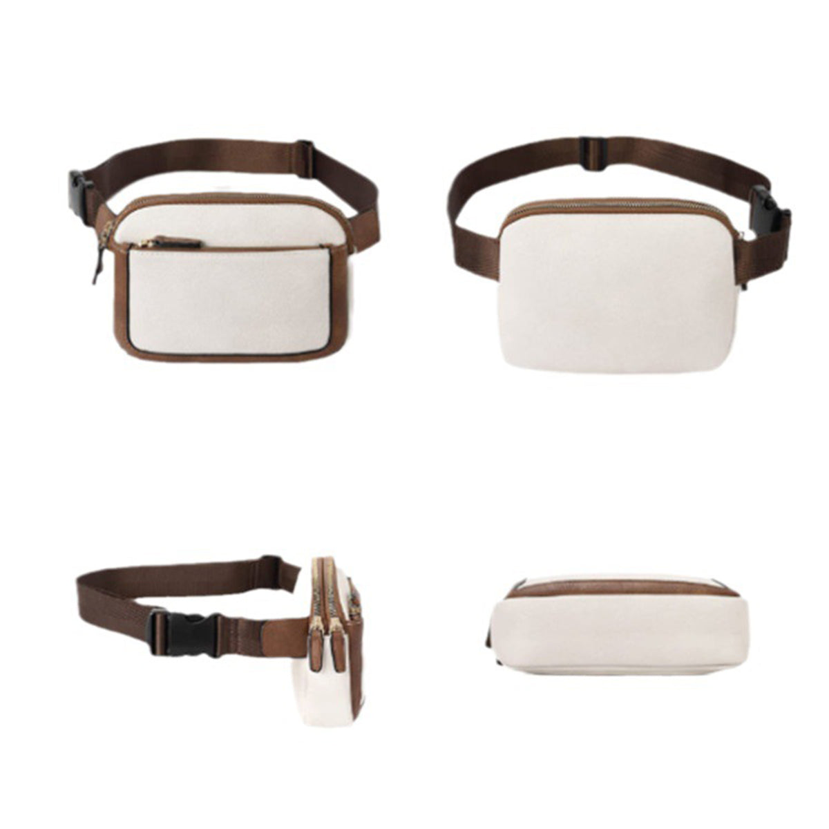 PU Leather Crossbody Fanny Pack