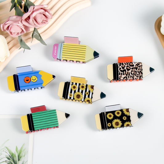 3.88" Pencil Shaped Hair Clips