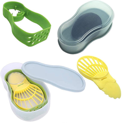 Keeper for Avocado, Container Saver Holder for Avocado Storage Set Kitchen Tool (3" 1)
