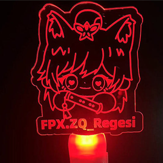 Halloween Glow Stick Custom Shaped Glow Sign Handheld Light Up Stick - Red Light