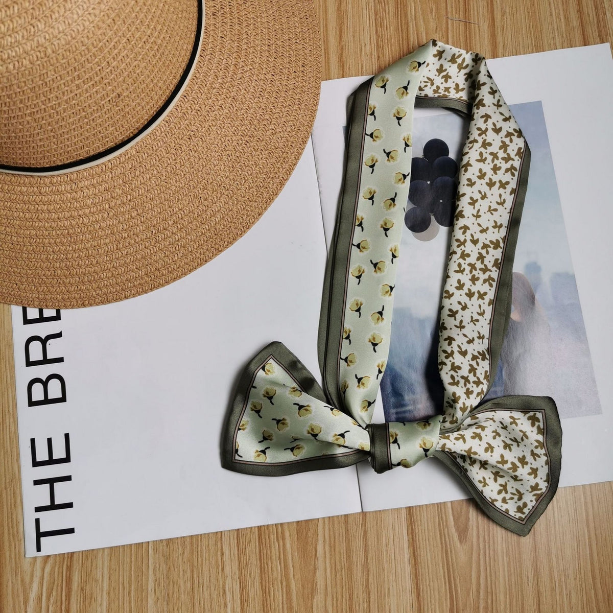 38 x3.5" Imitation Silk Scarf Neck Ribbon Scarf