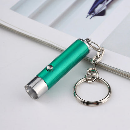 Purple UV Detector Mini LED Flashlight Keychain Portable Aluminum Alloy Flashlight