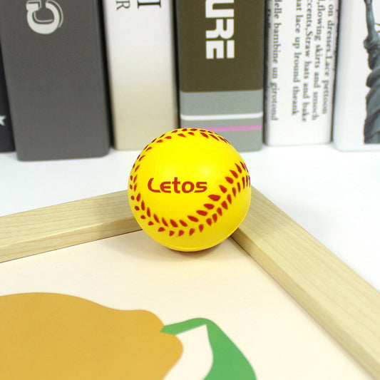 1 1/2" Baseball Shape Premium PU Material Stress Ball