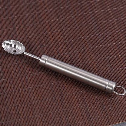 Oval 304 Stainless Steel Fruit Scoop Watermelon Scoop Ice Cream Scoop
