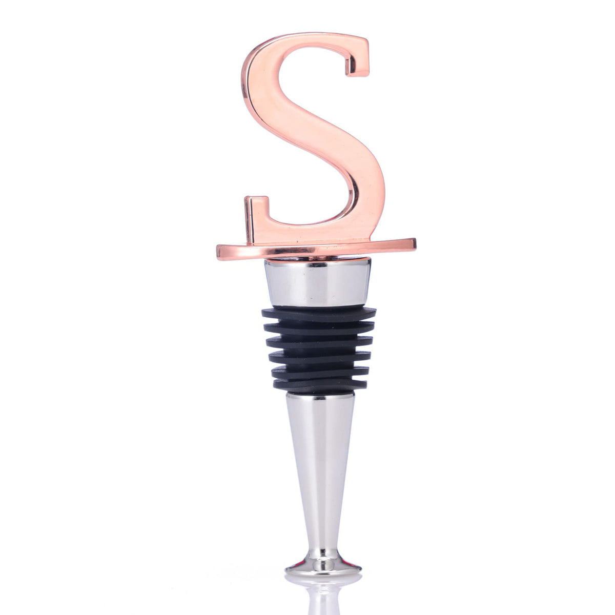 Metal Letter S Shape Reusable Wine Bottle Stoppers