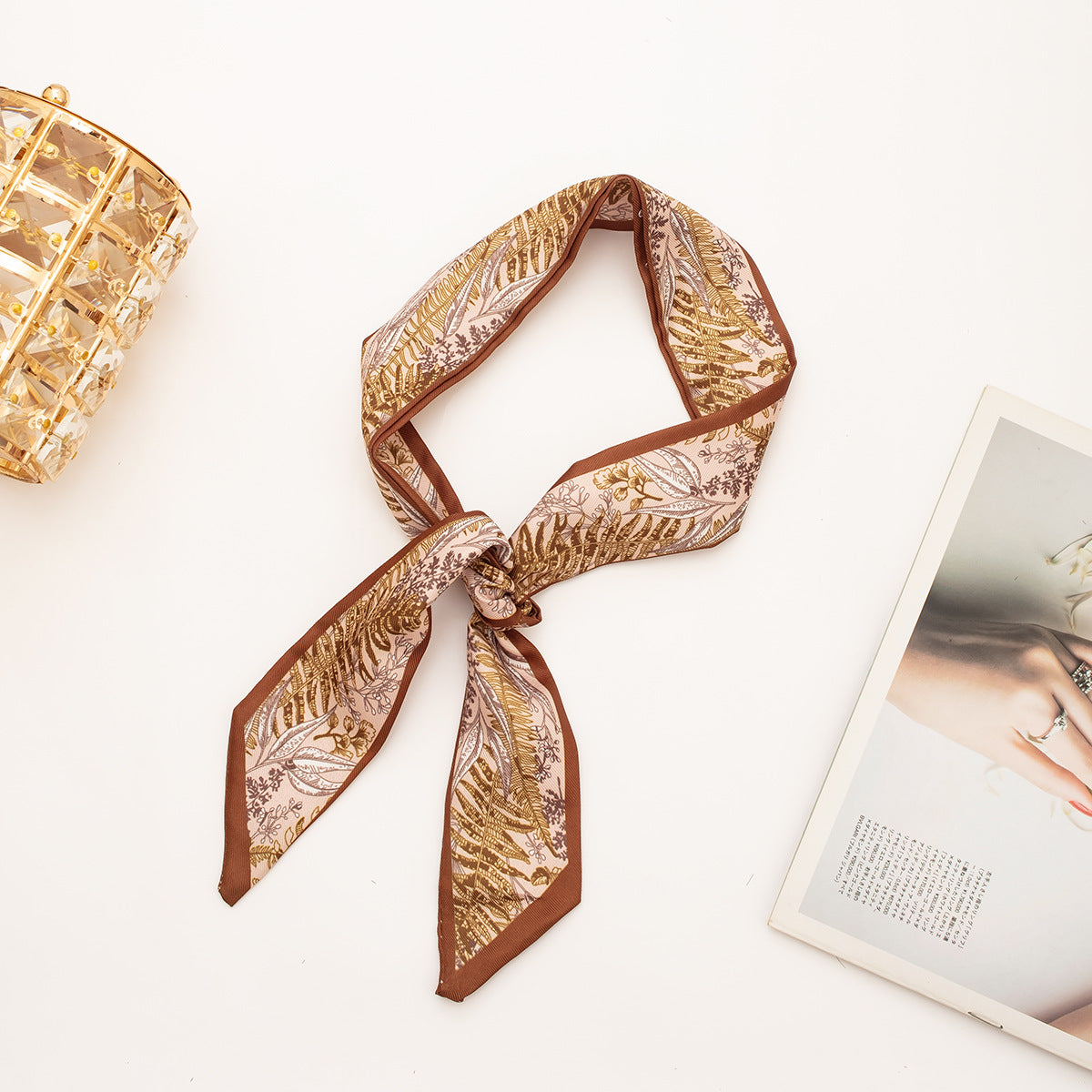 35" x 2" Full Custom Long Neckerchief Ribbon Scarf Hairband Handbag Wrap Scarf Neck Tie #18