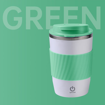 12 Oz. Rechargeable Stainless Steel Coffee Automatic Stirring Cup Coffee Magnetic Cup