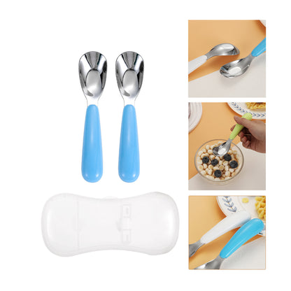 316 Stainless Steel Baby Spoon 2pcs Box Set