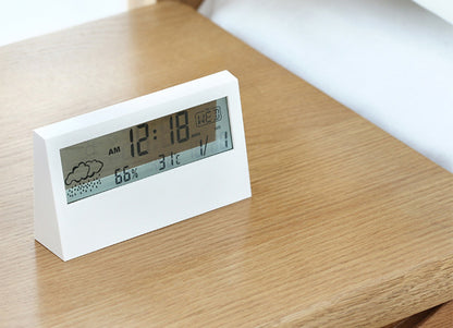 Indoor Household Thermometer Digital Hygrometer Alarm Clock Calendar