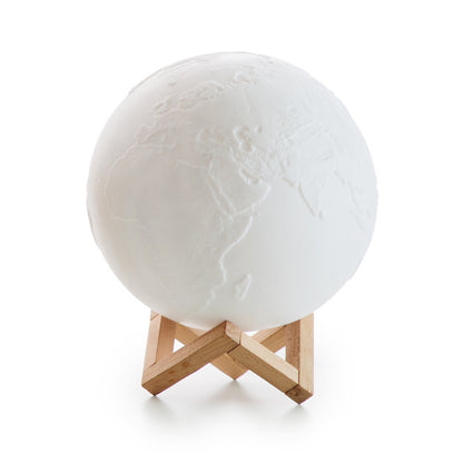3D Globe Slapping Night Light Seven Color 5.91"