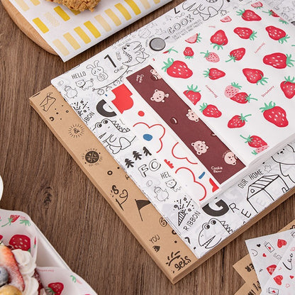 13" x 9" Greaseproof Paper Food Sheets Liner