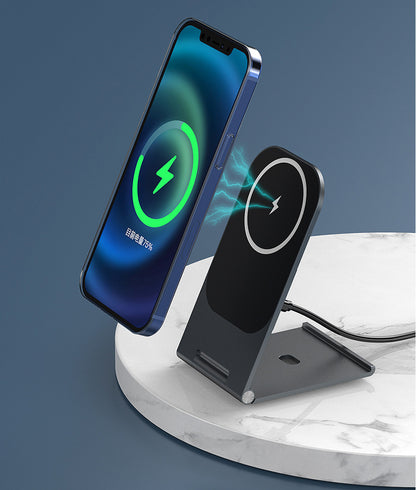 15W Magnetic Foldable Wireless Charger Station Phone Holder