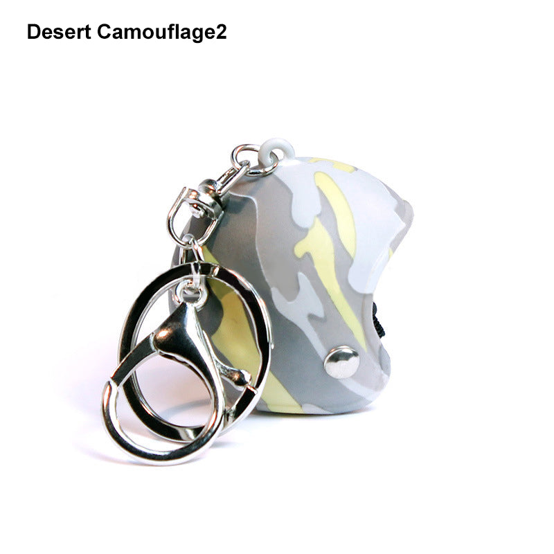 Custom Camouflage Motorcycle Helmet Keychain Phone Pendant Bag Keyring Bag Pendant Charm Accessories