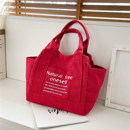 Canvas Shopping Tote Bag Single Shoulder Bag Boat Bag